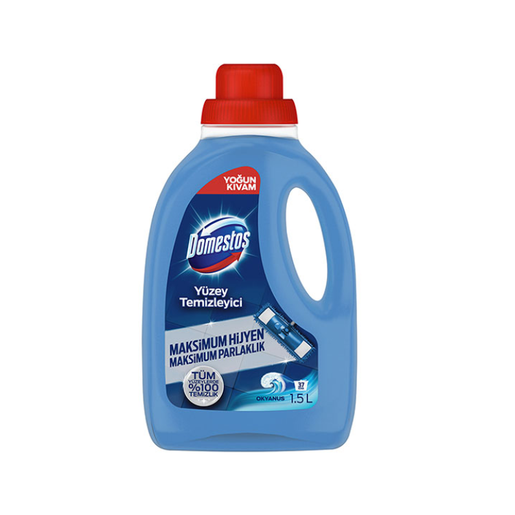 Domestos Yüzey Temizleyici Tüm Yüzeyler için Yüzey Temizleyici 1500 ML